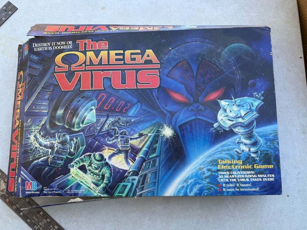 Milton Bradley The Omega Virus Talking Electronic Game